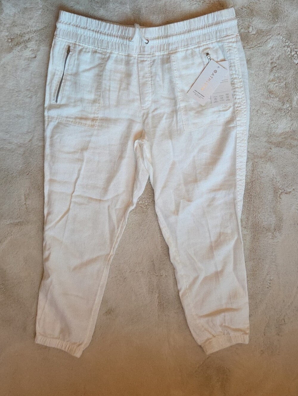 Athleta Cabo Linen Jogger - Size 16 NWT